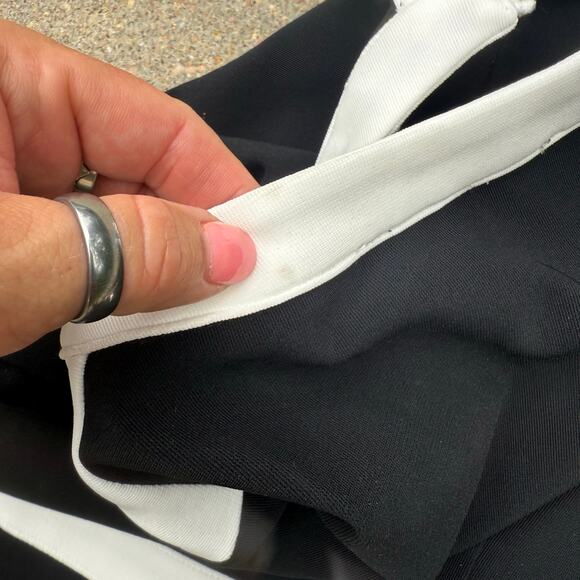 Boston Proper Beyond Travel Color Block PaneledBlack White Jacket NWT SMALL - Picture 8 of 11